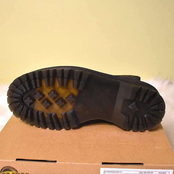 Dr. Martens | Molly Iridescent Crackle Black Boots - Picture 6 of 13